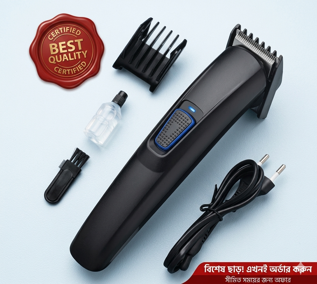 Budget-Friendly & Powerful: The HTC AT-522 Rechargeable Trimmer.