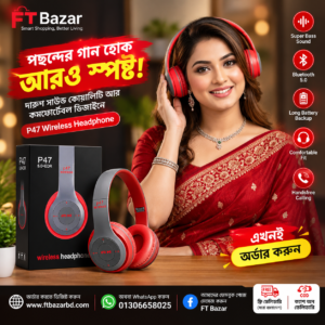 P47 Wireless Bluetooth Headphone